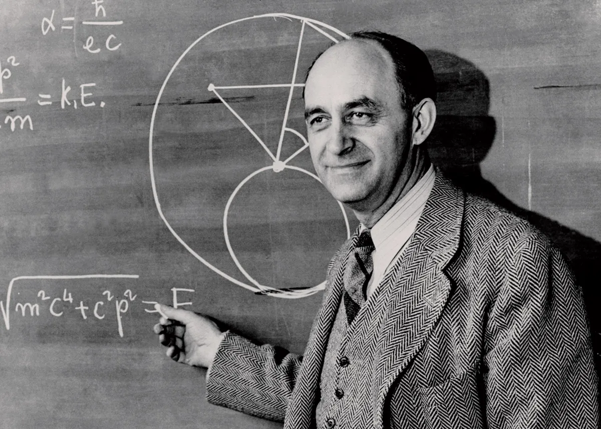 Enrico Fermi lavagna
